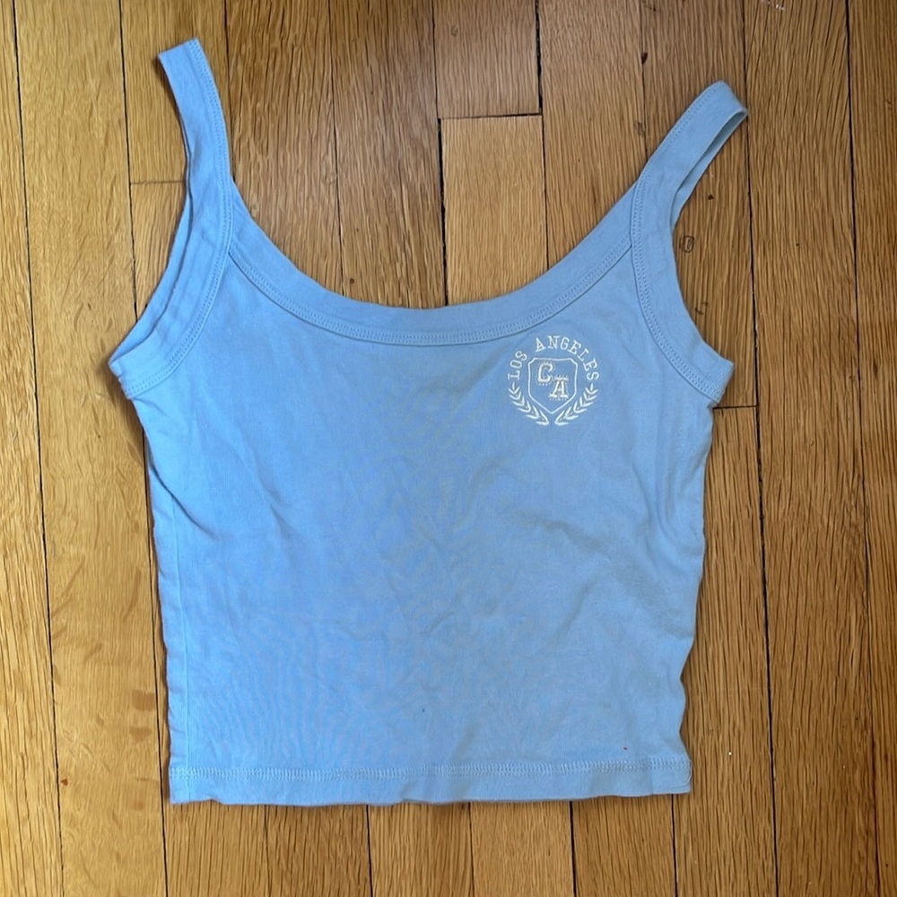 Blue tank top